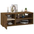 vidaXL Nástenné skrinky 2 ks medovohnedé 80x30x30 cm masívna borovica