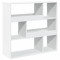 vidaXL Knižnica/deliaca stena biela 100x33x94,5 cm