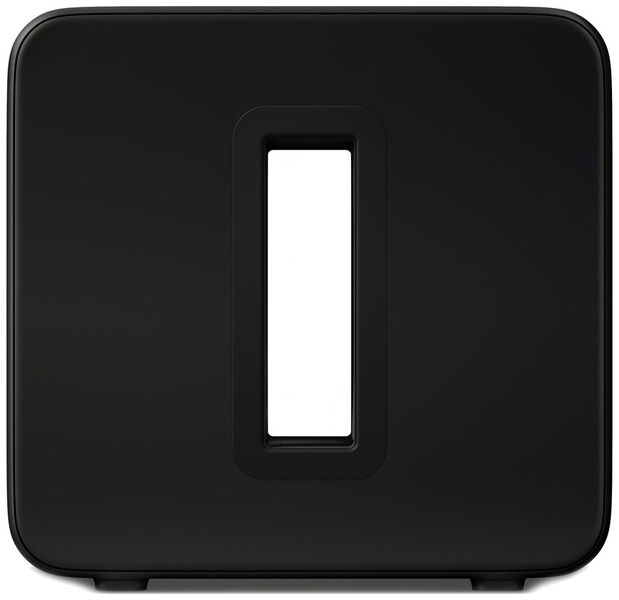 Sonos Sub 4 Černá Subwoofer, bezdrátový, Wi-Fi 6, duální basové menice 5" × 8", Trueplay, matná úprava, cerný
