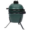 vidaXL 2 v 1 Kamado gril s udiarňou keramika 56 cm zelený