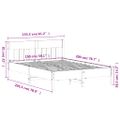 vidaXL Posteľ bez matraca 150x200 cm masívna borovica
