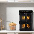 TESLA AirCook DualZone Q670 XXL - multifunkčná duálna digitálna horkovzdušná fritéza