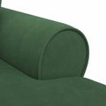 vidaXL Pufa s sukňou 3 ks Jungle Green Kordúrová tkanina
