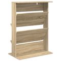 vidaXL Regál na časopisy Sonoma dub 70 x 41 x 96 cm Kompozitné drevo