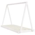 vidaXL Rám detskej postele biely 80x200 cm masívna borovica