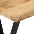 vidaXL Konzolový stolík so živou hranou 105x33x76cm mangovníkový masív