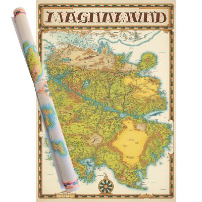 Mapa Magnamundu - plagát