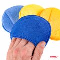 Sada kulatých leštidel z mikrovlákna s kapsou na prsty 4x125 mm AMiO-02905