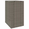 vidaXL Kôš na odpadky Sivá 65 x 80 x 115 cm Polyetylén