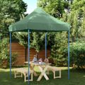 vidaXL Skladací pop-up párty stan zelený 200x200x306 cm