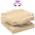 VidaXL Konferenčný stolík otočný o 360 stupňov dub sonoma 70x70x34,5cm