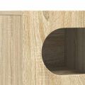 vidaXL TV skrinka ELST 60 x 35 x 40 cm Sonoma dub Kompozitné drevo
