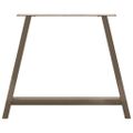 vidaXL Nohy k jedálenskému stolu v tvare A, 2 ks, 90 x (72-73) cm, oceľ
