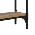 vidaXL Konzolový stôl Remeselný dub 75 x 22,5 x 75 cm Kompozitné drevo
