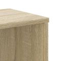 vidaXL Knižnica dub sonoma 50x25x105 cm kompozitné drevo