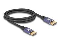 DisplayPort kábel 8K 60 Hz 2 m fialová metalíza