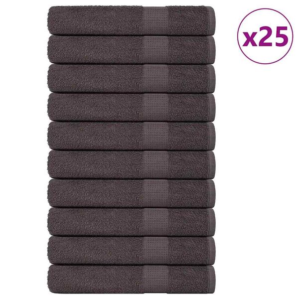 vidaXL Uteráky FROGN 25 ks antracitové 100x200 cm 360 g/m²