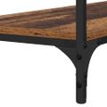 vidaXL Konzolový stôl Staré drevo 100 x 34.5 x 75 cm Kompozitné drevo