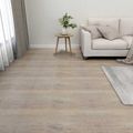 vidaXL Podlahové dosky Sivohnedá 5,11 m² 55 ks PVC