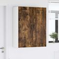 vidaXL Dvierka na umývačku Kalmar Dymová dub 80 x 31 x 100 cm