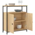 vidaXL Komoda, dub sonoma, 70x30x80 cm, imitácia dreva