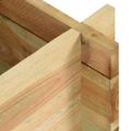 vidaXL Vyvýšený záhradný záhon, impregnovaná borovica 80 cm