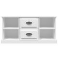 vidaXL TV skrinka biela 99,5x35,5x48 cm spracované drevo