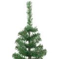 vidaXL Vianočný stromček Zelená 120 cm PVC