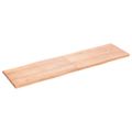 vidaXL Stolová doska svetlohnedá 180x50x(2-4)cm ošetrený masív hrany