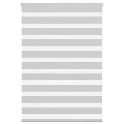 vidaXL Zebra roleta svetlosivá 110x100cm šírka látky 105,9cm polyester