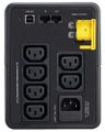 APC Back-UPS 950VA, 230V, AVR, IEC Sockets Záložní zdroj, 950VA, 520W, AVR, 230V, ochrana datové linky (2x RJ-45), 6x IEC zásuvka
