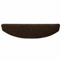 vidaXL Samolepiace schodové rohože 15 ks 80 x 24,5 x 3,5 cm Hnedá