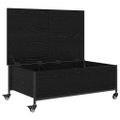 vidaXL Konferenčný stolík Čierny dub 91 x 55 x 32 cm Kompozitné drevo