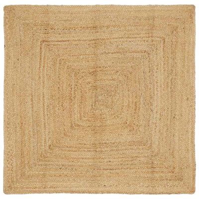 vidaXL Kusové koberce Prírodná 120 x 120 cm Juta