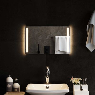 vidaXL LED kúpeľňové zrkadlo 50x30 cm