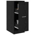 vidaXL Lekárenský kabinet Čierny dub 30 x 41 x 77.5 cm