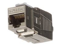 Modul - CAT 6a - STP - RJ-45 - strieborná