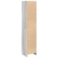 vidaXL Highboard Grey Sonoma 37,5x35x180 cm Engineered Wood