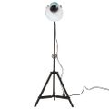 vidaXL Podlahová lampa 25 W šmuhovaná modrá 35x35x65/95 cm E27