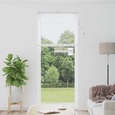 vidaXL Rímske žalúzie Biela 220 x 90 cm Hliník