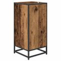 vidaXL Servírovacia skriňa Staré drevo 35,5 x 35 x 76 cm