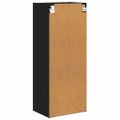 vidaXL Závesná skrinka Čierny dub 40 x 29,5 x 100 cm Kompozitné drevo