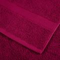 vidaXL Prémiové uteráky do sauny SOLUND 4ks bordové 80x200 cm 600 g/m2