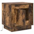 vidaXL Nočný stolík 2 ks Dymová dub 44 x 34,5 x 45 cm Kompozitné drevo
