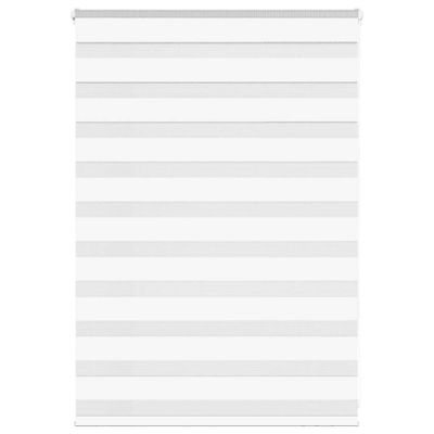 vidaXL Zebra roleta biela 95x100 cm šírka látky 90,9 cm polyester