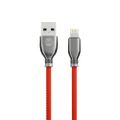 Forever Tornado kábel USB - Lightning 1,0 m 3A červená