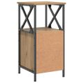 vidaXL Nočný stolík dub artisan 34x35,5x70 cm spracované drevo