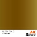 AK Interactive: General Series - Metalická hrdzavá zlatá