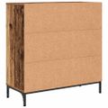 vidaXL Servírovacia skriňa Staré drevo 79,5 x 33 x 82 cm