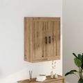 vidaXL Nástenná skrinka dub artisian 69,5x34x90 cm kompozitné drevo